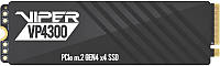 Накопитель SSD 1TB Patriot VP4300 M.2 2280 PCIe 4.0 x4 3D TLC (VP4300-1TBM28H) XE, код: 6727264