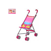 Коляска-трость для куклы металл. 53 см. DOLL Stroller 9302W / 1