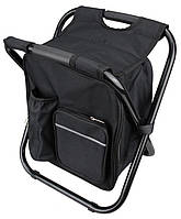 Стул - рюкзак складной 3в1 с термосумкой BackPack Черный XE, код: 6842310