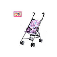 Коляска-трость для куклы металл. 53 см. DOLL Stroller 9302W / 2