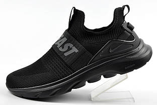 Сліпони чоловічі Nike Free Run чорні сітка