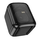 Бездротова колонка — караоке HOCO HA1 Graceful акустика з дротовим мікрофоном, фото 4