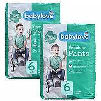 Подгузники-трусики Babylove Premium 6 xxl 18-30 кг 36 шт XE, код: 8173151