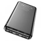 Зовнішній акумулятор Power Bank Hoco J100 - 10000mAh High-ranking чорний, фото 3