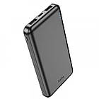 Зовнішній акумулятор Power Bank Hoco J100 - 10000mAh High-ranking чорний, фото 4