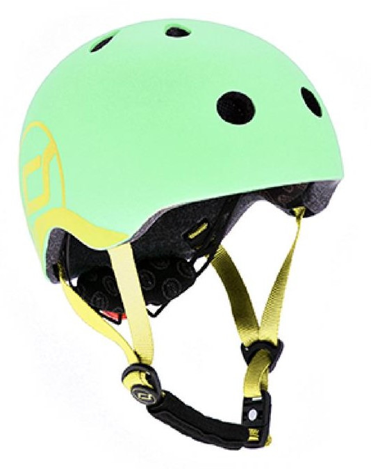 Захисний дитячий шолом Scoot&Ride із ліхтариком 45-51 см Ківі (SR-181206-KIWI)