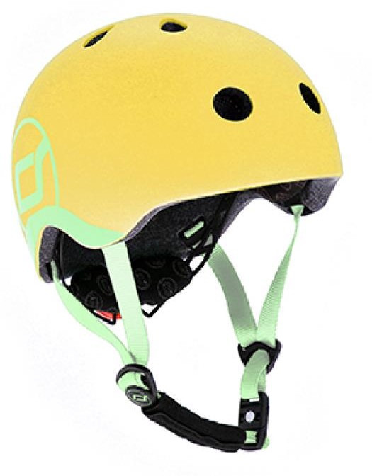 Захисний дитячий шолом Scoot&Ride із ліхтариком 45-51 см Лимон (SR-181206-LEMON)