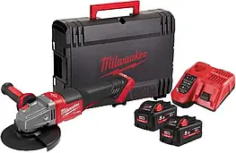 Акумуляторна болгарка Milwaukee M18 FHSAG125XPDB-552X (комплект)