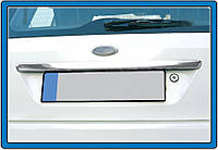 Накладка над номером (нерж.) OmsaLine - Итальянская нержавейка для Ford Fiesta 2002-2008 годов от PR