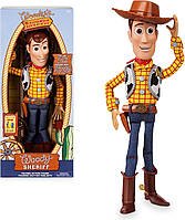 Интерактивный ковбой Вуди История игрушек Дисней Woody Talking Figure шериф