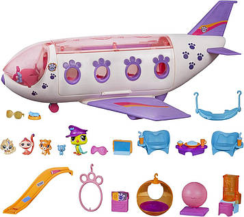 Ігровий набір Littlest Pet Shop Pet Jet Літак для хатніх вихованців. Екоупаковка