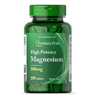 Puritan's Pride Magnesium 500 mg 100 табл HS