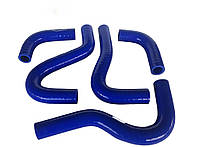 Патрубок печки Газель Бизнес дв.4216 Euro-4 компл.5шт (силикон синий) (пр-во Авто Престиж)