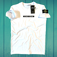 HF Мужская футболка Stone Island Premium КАЧЕСТВО / стоник стоун айленд чоловіча футболка поло майка