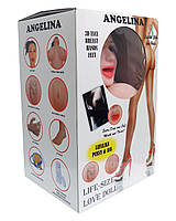 Надувна секс лялька з вібрацією - Angelina 3D