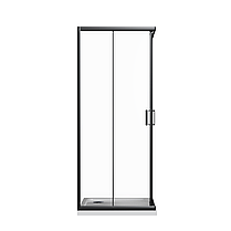 Скляна душова кабіна AVKO Glass RDR06, 190х90х90 Black, фото 3