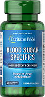 Puritan's Pride Blood Sugar Specifics 60 капсул HS