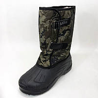 Чоботи чоловічі 43 розмір, чоловічі робочі черевики військові чоботи зимові. Колір: ZC-205 зелений піксель