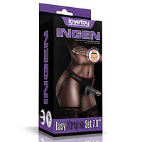 Страпон - Ingen Easy Strap-On Set 7" Black