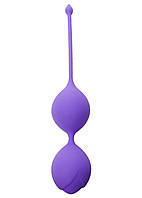 Вагінальні кульки - Silicone Kegel Balls Purple, 36 мм, 90 г