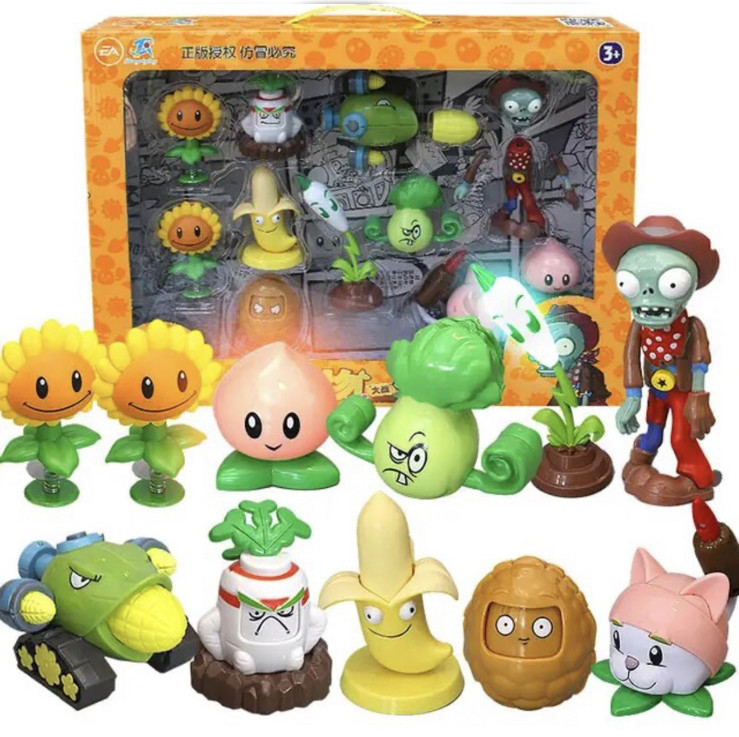 Набір Іграшок Рослини проти Зомбі 11 шт Plants vs Zombies (00844)
