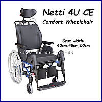 Багатофункціональна коляска для довготривалого догляду Alu Rehab Netti 4U CE Long Therapy Comfort Wheelchair