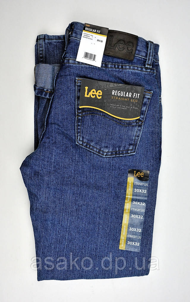 Джинсы мужские Lee®2008944 (Pepper Stone) /13.5 унций/ Прямые /100% хлопок Джинсы мужские Lee®2008944 (Pepper Stone) /13.5 унций/ Прямые /100% хлопок