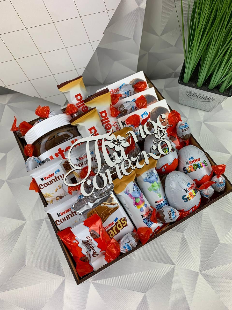 Подарочный шоколадный набор для девушки с конфетками набор в форме квадрата для жены, мамы, ребенка Nbox-69 - фото 9 - id-p2136869030