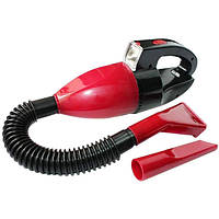 Автомобильный пылесос с фонарем Vacuum Cleaner Красный (hub_np2_0489) XE, код: 666849