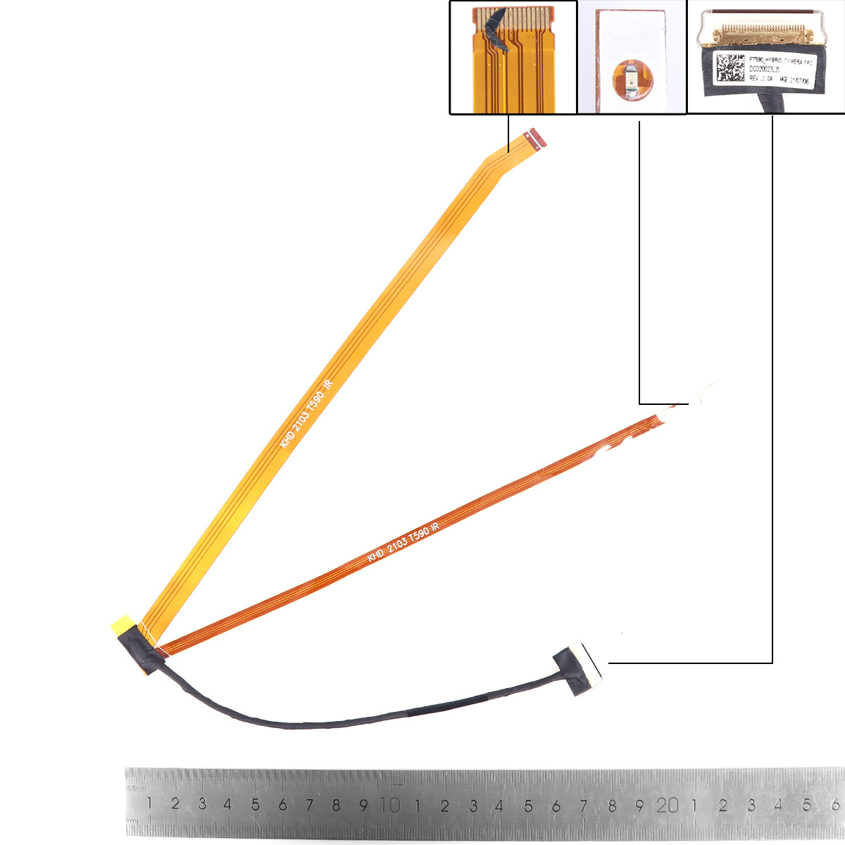 Шлейф вебкамери для Lenovo Thinkpad T590 P53s T15 P15s, (With IR&RGB, 01YT327, DC020023L20,, фото 1