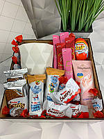 Подарочный шоколадный набор для девушки с конфетками набор в форме квадрата для жены, мамы, ребенка Nbox-70