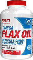 Жирные кислоты SAN Omega Flax Oil, 100 капсул HS
