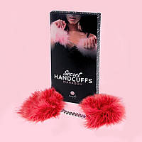 Наручники — Secret Play Handcuffs Marabou Red