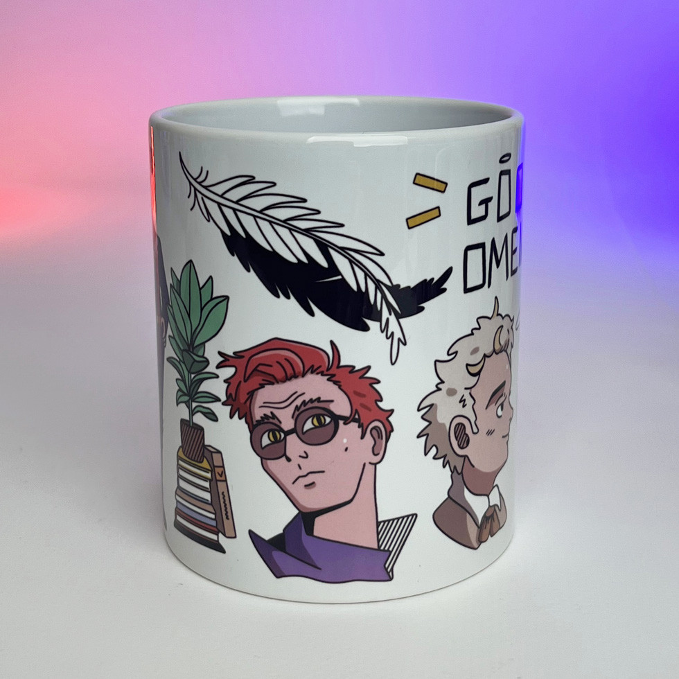 Кружка BRB - Good Omens, фото 1