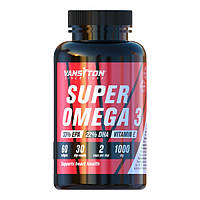 Жирные кислоты Vansiton Super Omega-3, 60 капсул HS