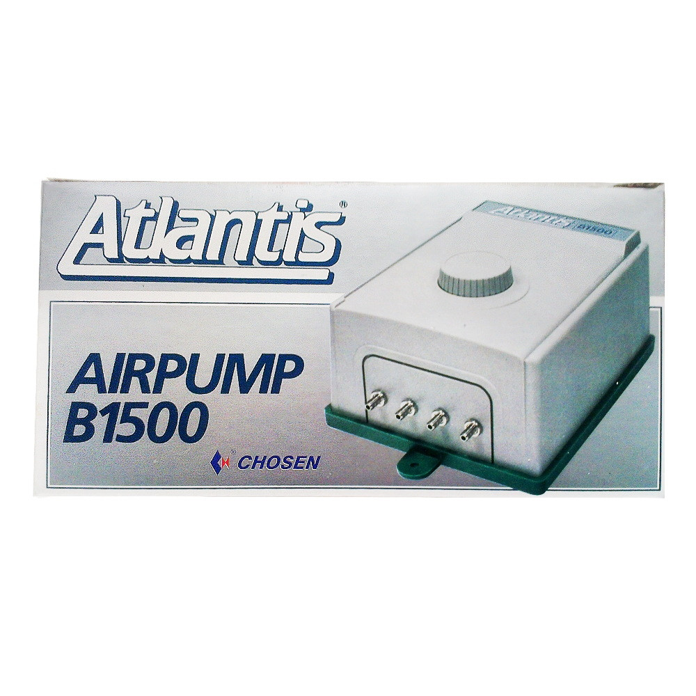 Чотириканальний компресор для акваріума Atman B-1500 Atlantis