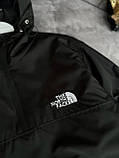 Чоловіча куртка вітровка The North Face M1839 чорна, фото 5