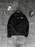 Чоловіча куртка вітровка The North Face M1839 чорна, фото 9