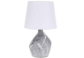 Настольная лампа с тканевым абажуром Marble Grey D23*39см