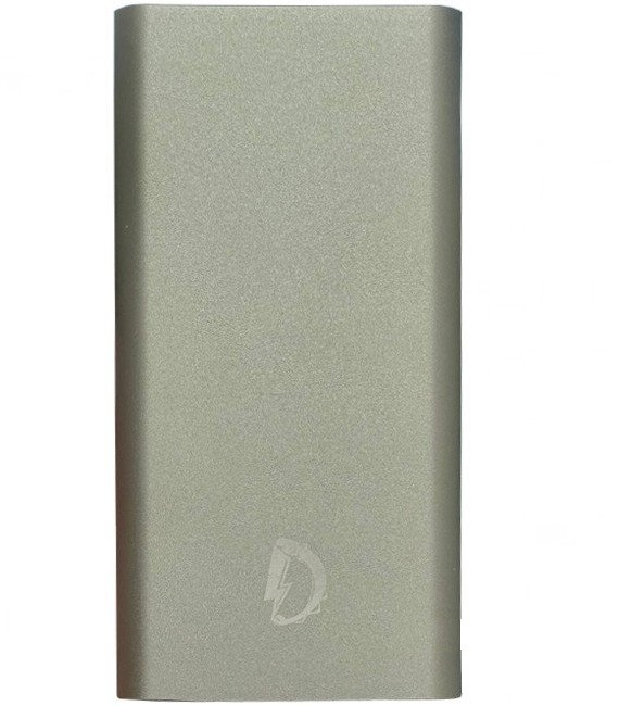 Зовнішній акумулятор Power Bank Denmen DP01 - 10000mAh сірий