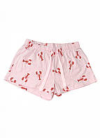 Пижамные шорты хлопковые с принтом для женщины H&M 0888331-011 L Комбинированный
