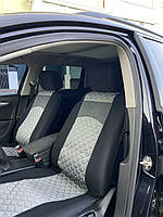 Чехлы на Фольксваген Пассат Б6. Чехлы на сиденья VW Passat B6 Серый FRT