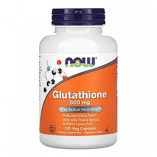 Глутатіон (Glutathione) 500 мг 120 капсул NOW-00176