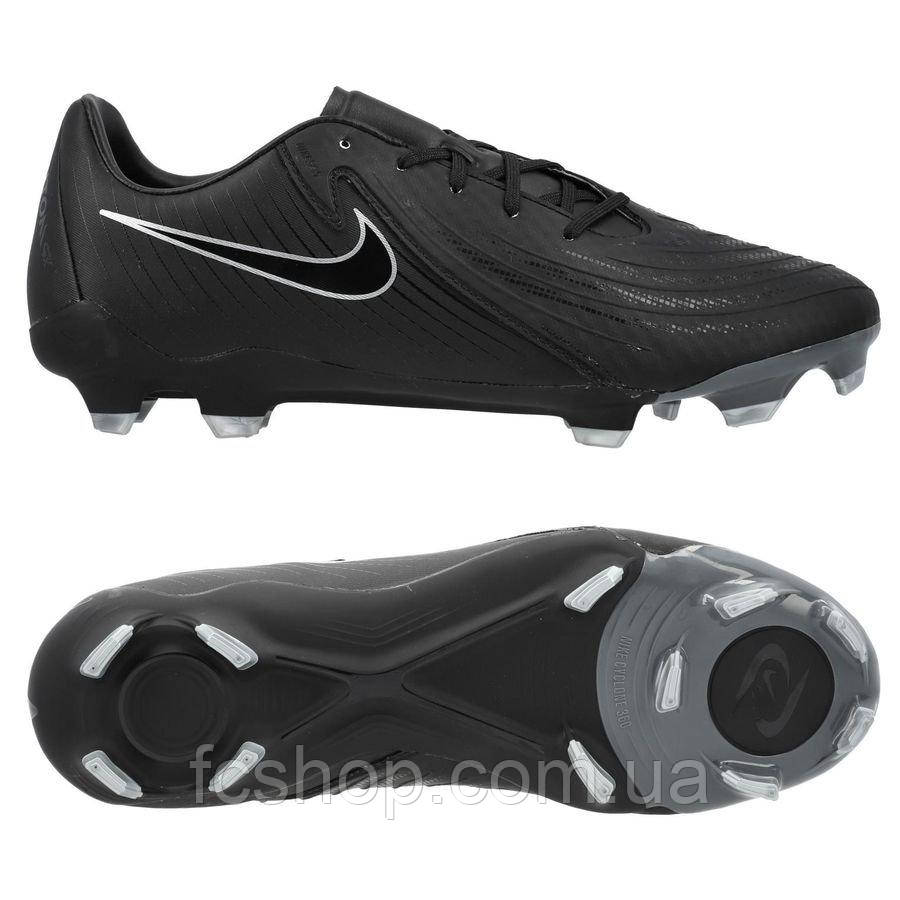 Футбольні бутси Nike PHANTOM GX II ACADEMY FG/MG FD6723-001, Чорний, Розмір (EU) — 42.5, фото 1