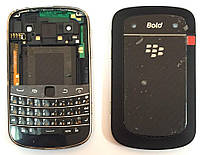 Задня частина корпусу BlackBerry 9900 Bold Black Complete Original