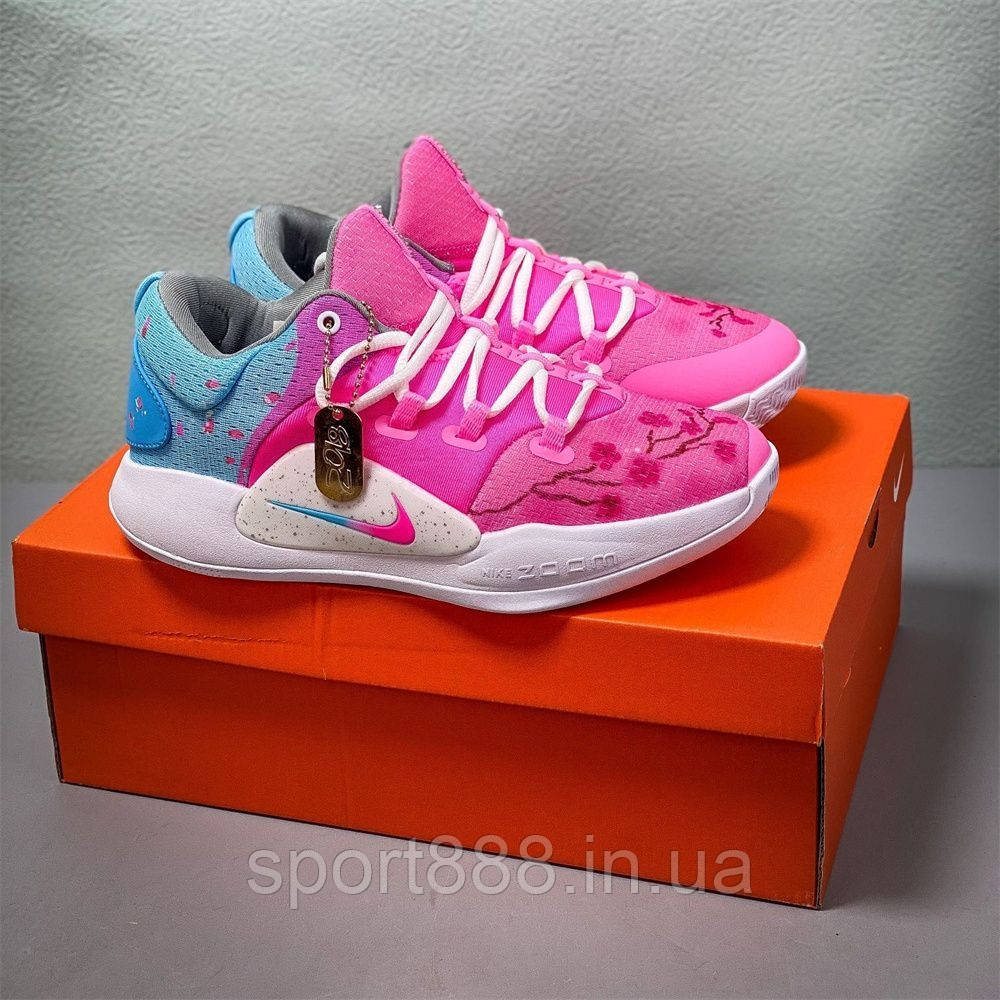 Eur39-46 Кросівки Nike Hyperdunk X Low 2018 рожеві чоловічі баскетбольні, фото 1