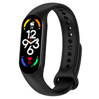 Ремешок для фитнес браслета BeCover Silicone для Xiaomi Mi Smart Band 7 Black (707476)