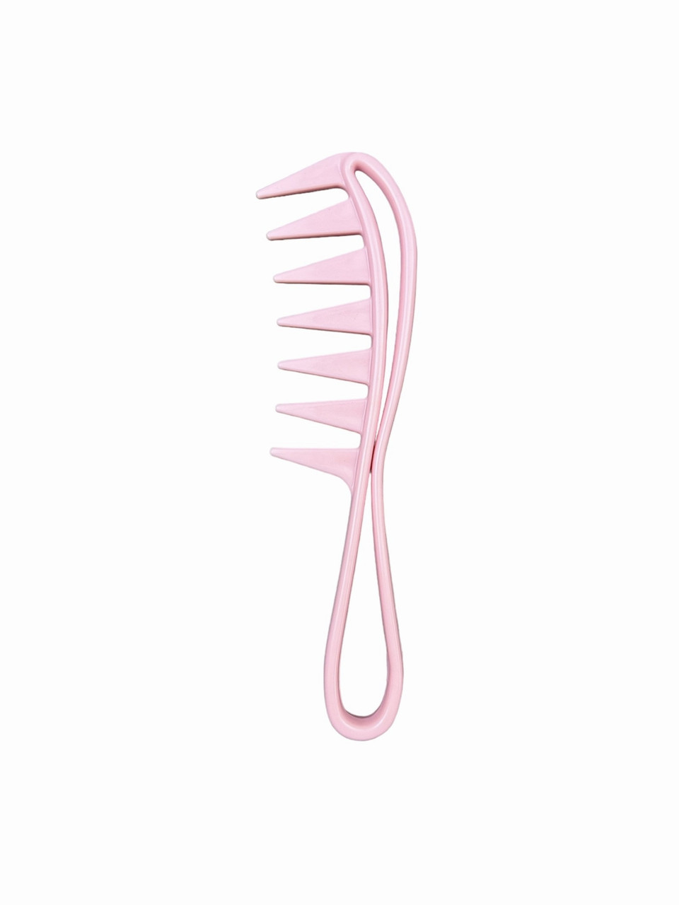 Гребінь для укладання волосся Shine з рідкими зубчиками, ніжно-рожевий