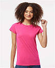 Жіноча футболка Gildan супер'мяка Softstyle 100% бавовна приталена подовжена, фото 8