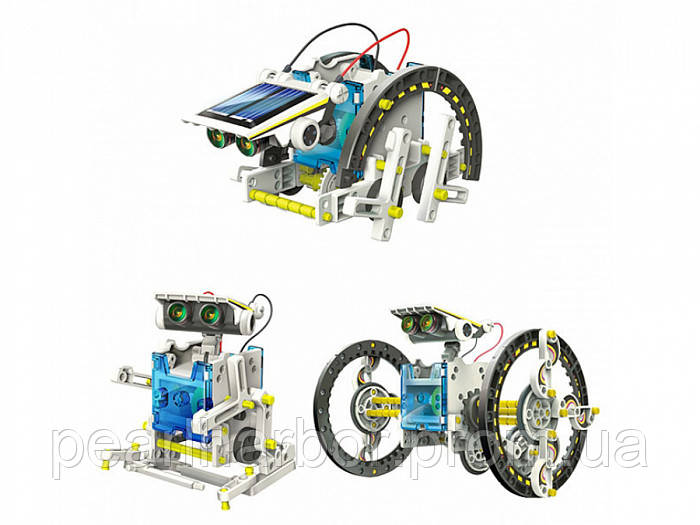 Конструктор на солнечных батареях Green Enegry Solar Robot робот 14 в 1 Разноцветный (hub_np2 XE, код: 1267011 - фото 3 - id-p2136947192